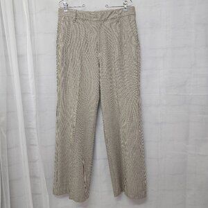 GAP Trousers Plaid Tan Gray Preppy Academia Classic Office 10